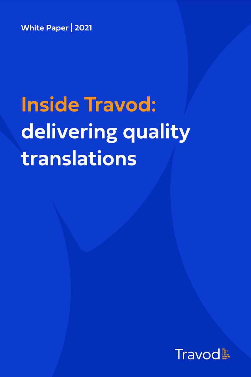 Inside Travod delivering quality translations